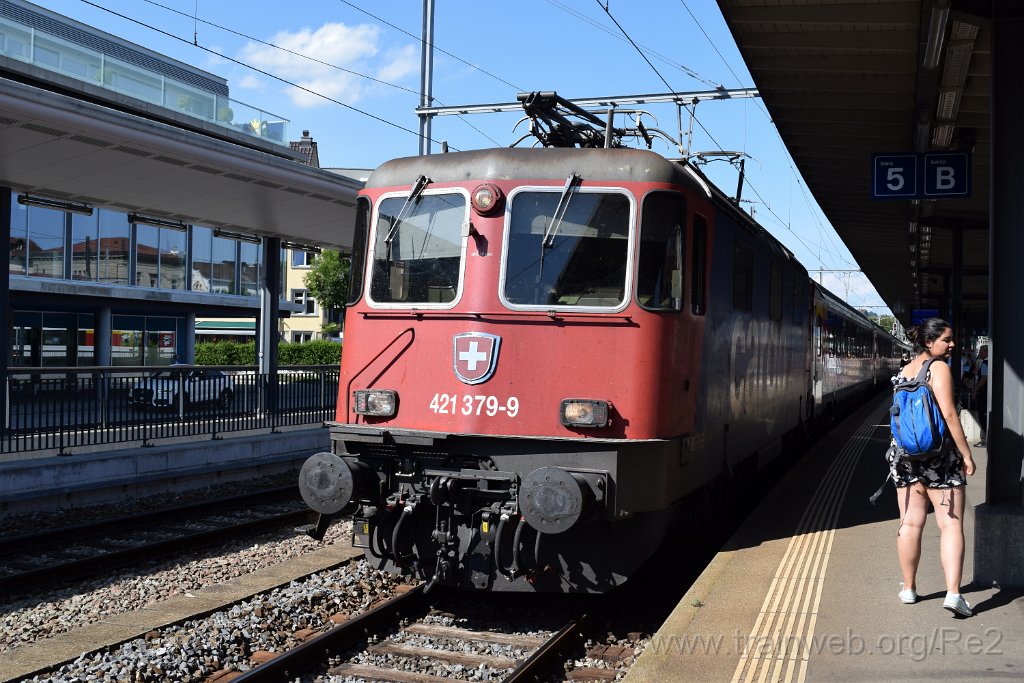 5644-0039-040819.jpg - SBBC Re 421.379-9 (Re 91 85 4 421 379-9 CH-SBBC) / Schaffhausen 4.8.2019