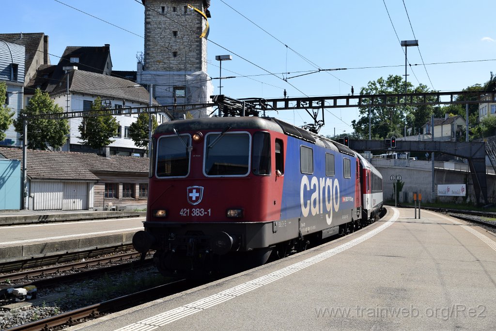 5644-0004-040819.jpg - SBBC Re 421.383-1 (Re 91 85 4 421 383-1 CH-SBBC) / Schaffhausen 4.8.2019