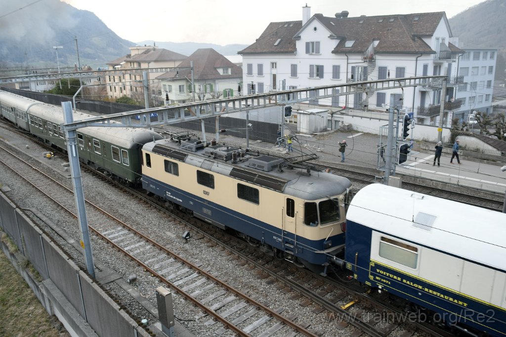 7893-0006-120322.jpg - IRSI Re 421.387-2 / Re 4/4'' 11387 (Re 91 85 4 421 387-2 CH-IRSI) / Arth-Goldau 12.3.2022