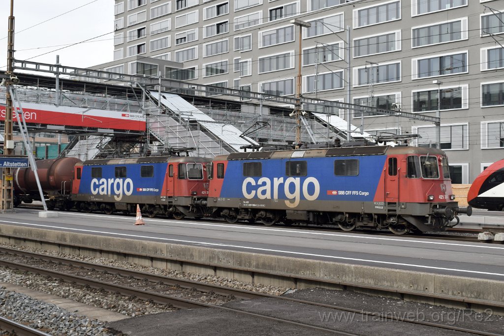 5331-0031-060319.jpg - SBBC Re 421.388-0 (Re 91 85 4 421 388-0 CH-SBBC) + SBBC Re 421.387-2 (Re 91 85 4 421 387-2 CH-SBBC) / Zürich-Altstetten 6.3.2019