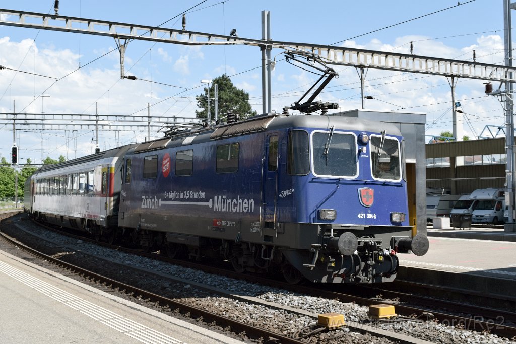 5987-0016-010720.jpg - SBBC Re 421.394-8 ''Zürich-München 2021'' (Re 91 85 4 421 394-8 CH-SBBC) / Wil 1.7.2020