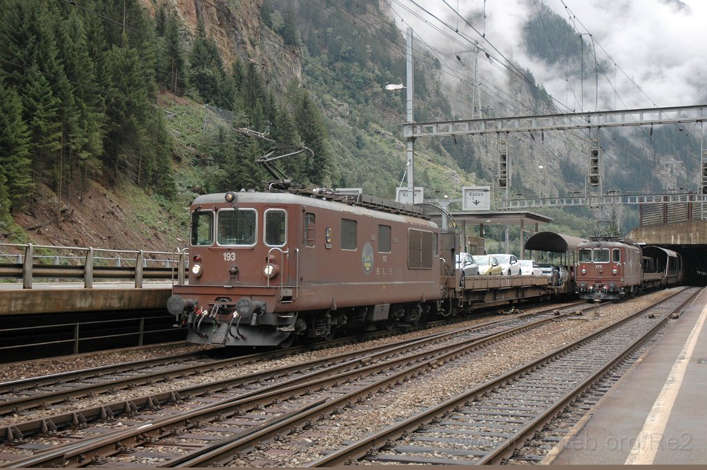 2948-0031-080913.jpg - BLS Re 4/4 193 "Steg" + Re 4/4 175 "Gampel" / Goppenstein 8.9.2013