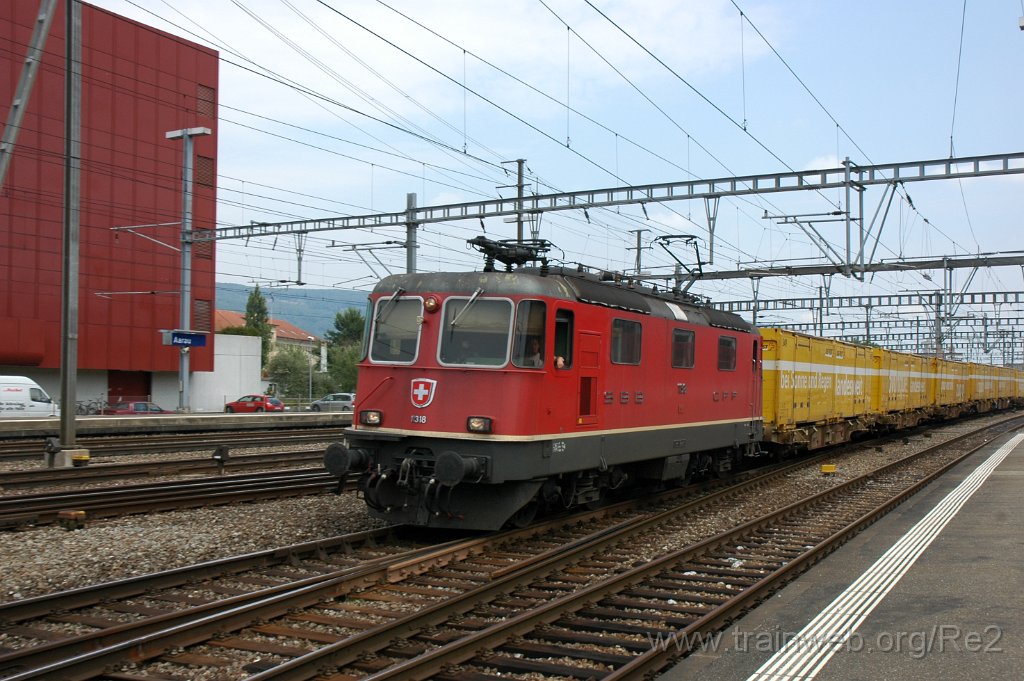 1945-0050-220710.jpg - SBB-CFF Re 4/4'' 11318 / Aarau 22.7.2010