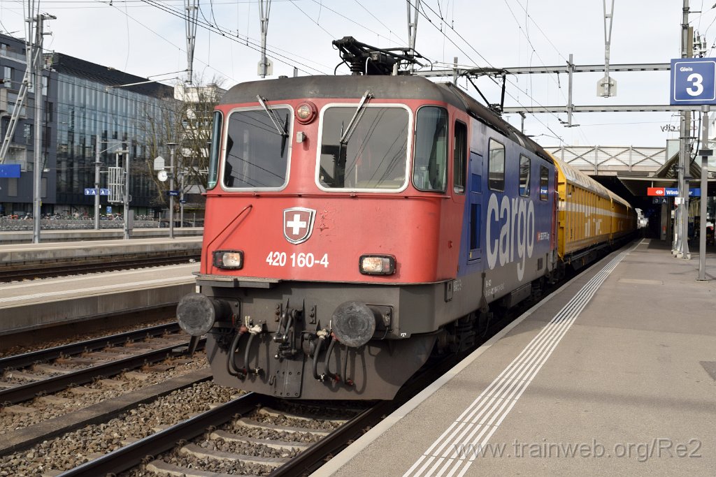 8424-0030-130323.jpg - SBBC Re 420.160-4 (Re 91 85 4 420 160-4 CH-SBBC) / Winterthur 13.3.2023
