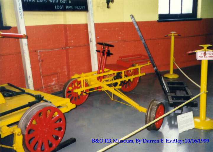 Baltimore & Ohio Museum - Velocipede Track Car
