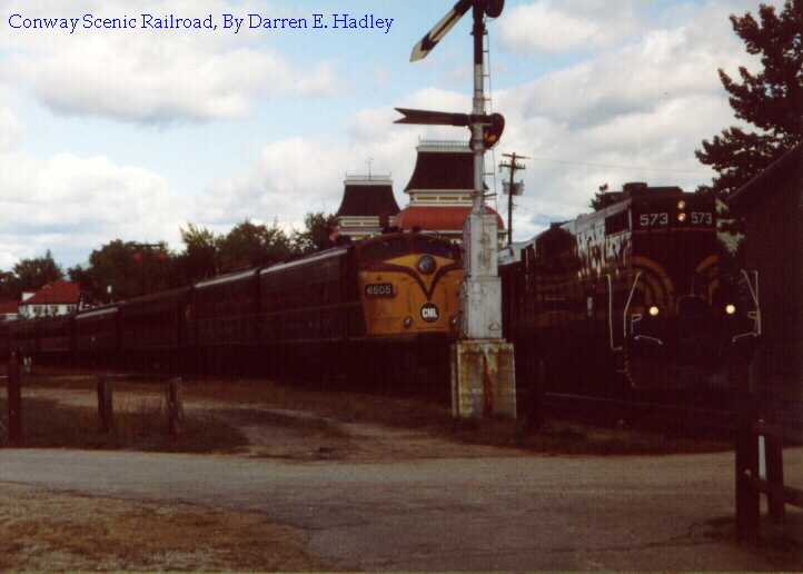 Conway Scenic Railroad - Engine #573 & #6505