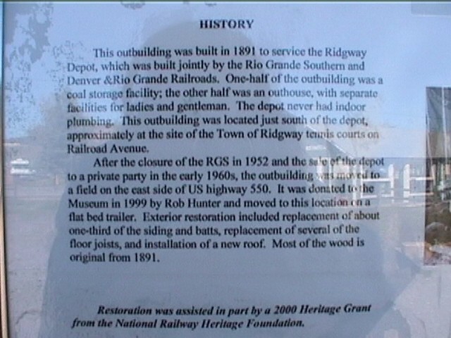 Ridgway Depot History