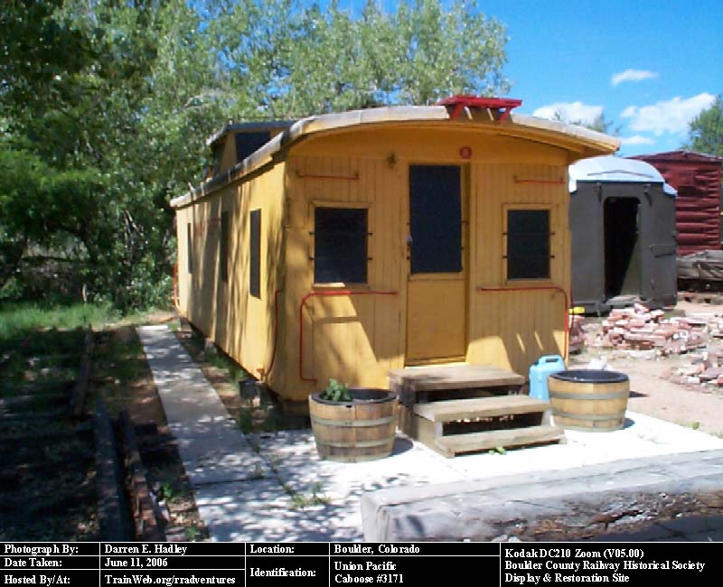 Boulder County Railway - Union Pacific Caboose #3171