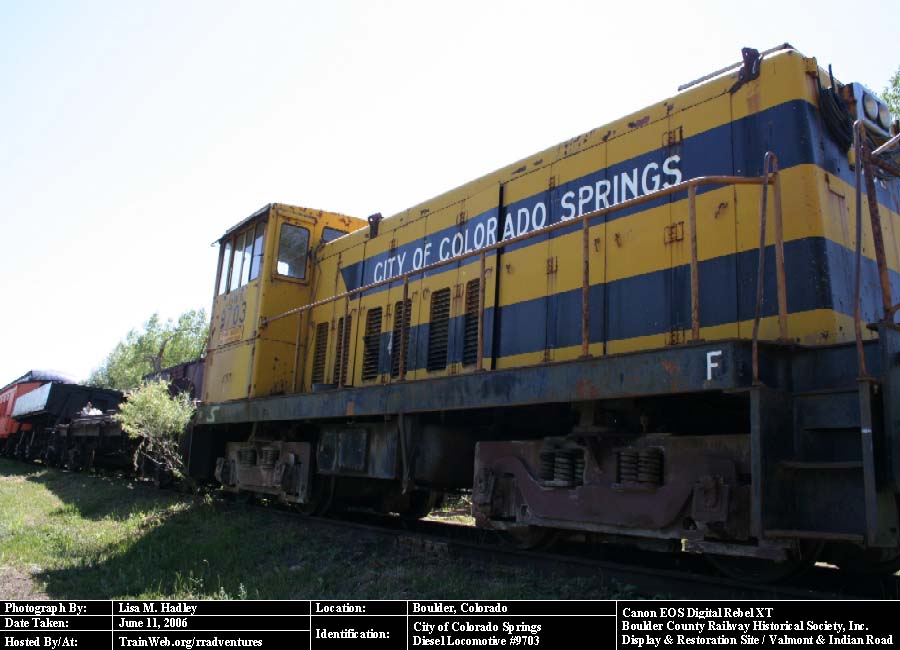 Boulder County Railway - City of Colorado Springs #9703