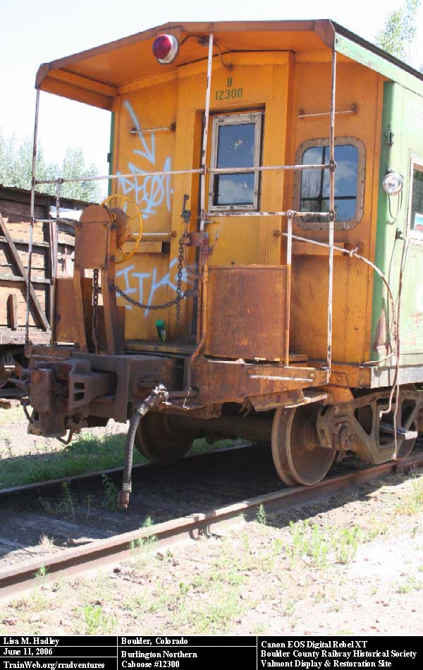 Boulder County Railway - Burlington Northern Caboose #12300