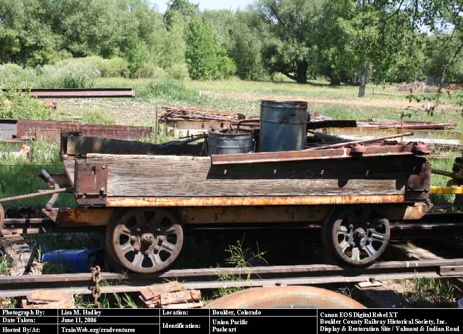 Boulder County Railway - Union Pacific Pushcart