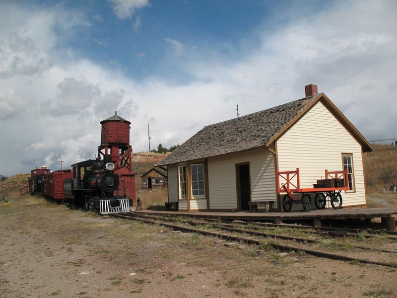 Narrow Gauge Train and Depot