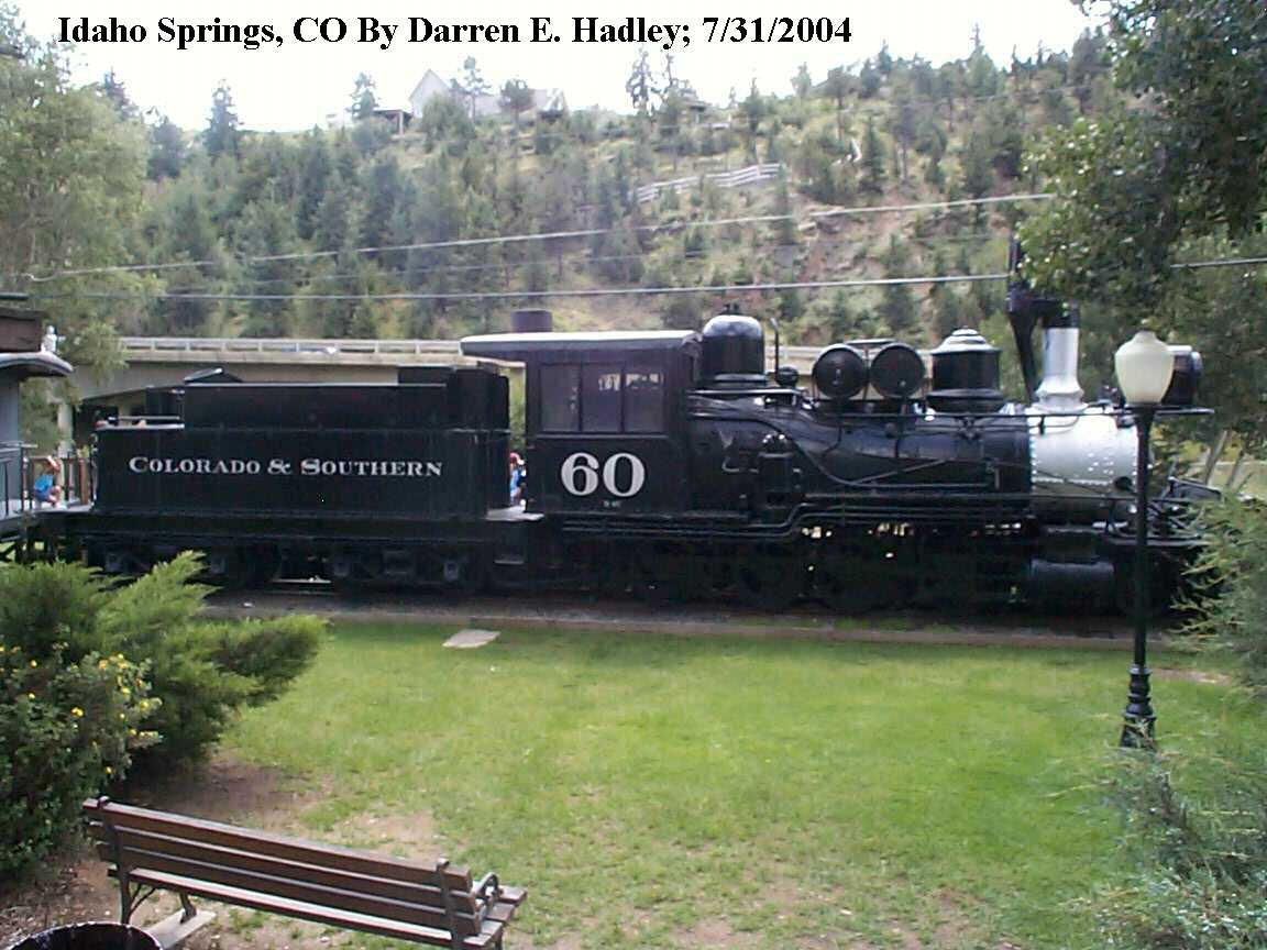 Railfanning Colorado - Idaho Spings C&S #60