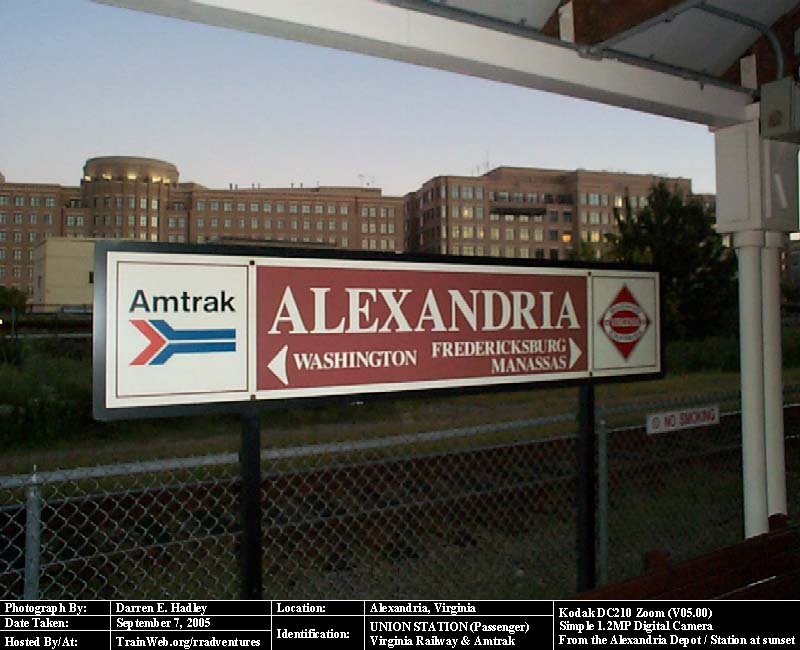 Alexandria UNION Station (Passenger Depot)