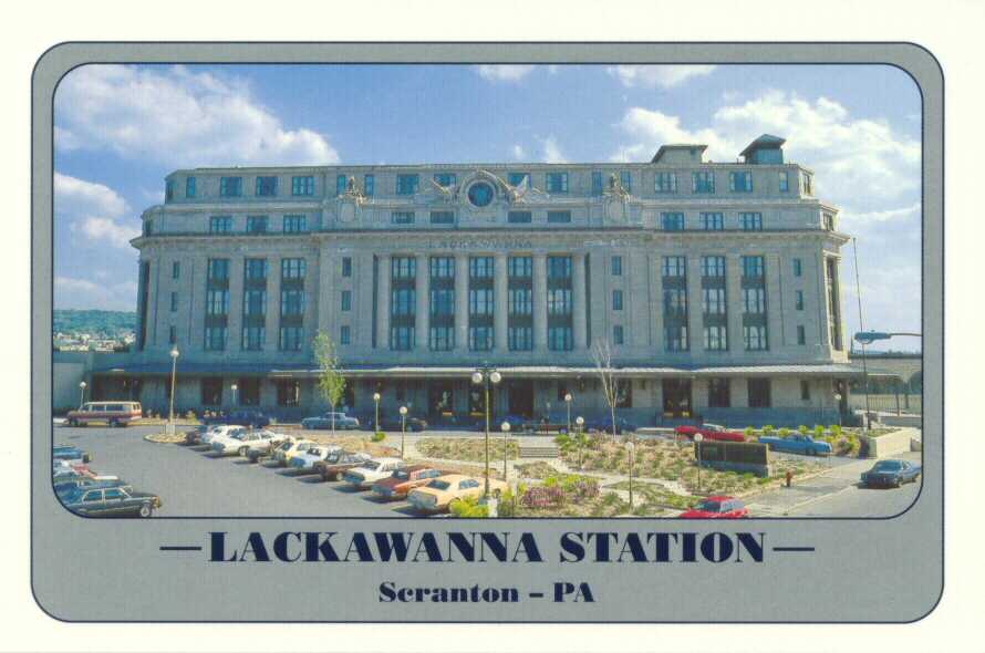 Lackawanna Station - Postcard