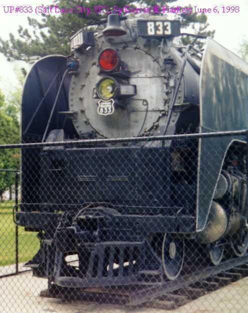 Salt Lake City - Union Pacific Steam Engine #833