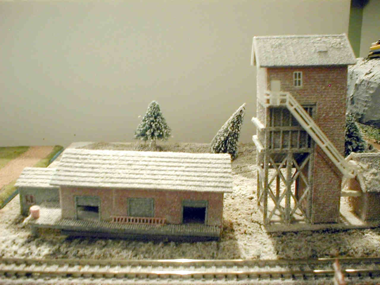 Photo of Clayton Tanner's winter scene module