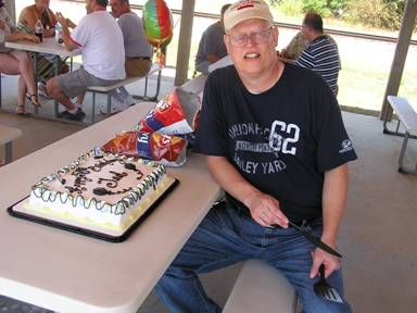 50th Birthday Boy with his Cake #2.JPG
