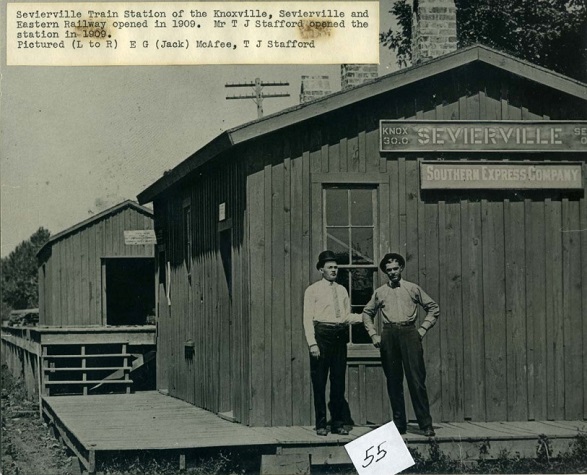 Sevierville depot, 1909