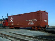 PRR box car 96451 completed her overhaul yesterday.