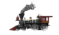 American 4-4-0 Steam engine