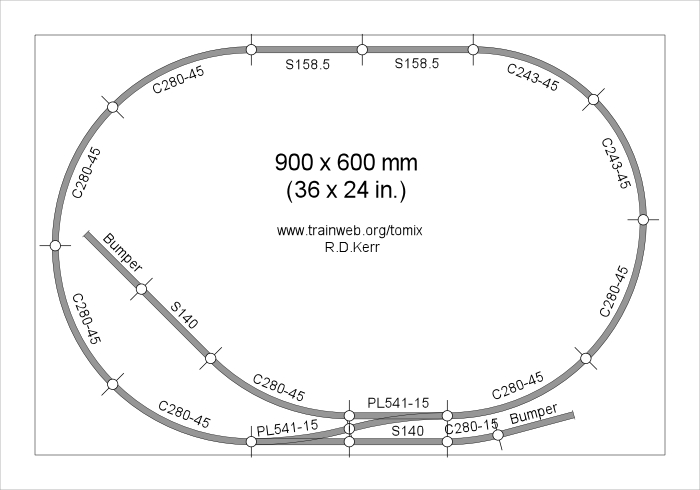 tomix track plans