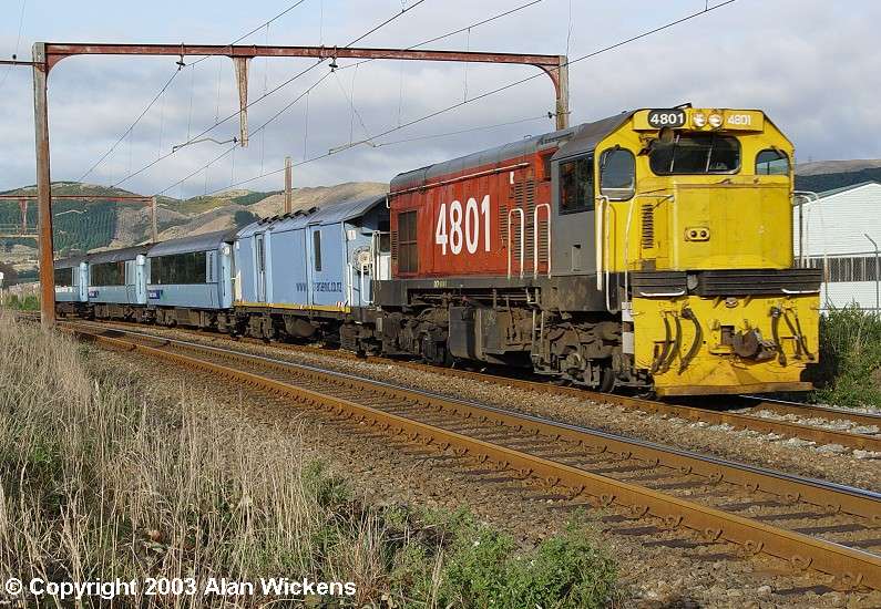 DC4801 with 201 passing Tawa on 18.5.2003 
- Image by Alan Wickens