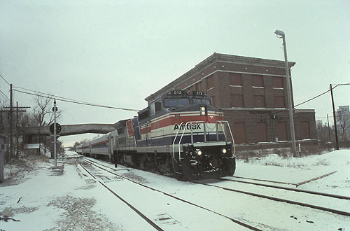 Amtrak Bloomington S t a t i o n (June 1980)