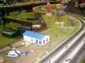The Flower City Tinplate Trackers modular layout airport