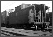 View of Pennsy #477418, N5 "Cabin Car" ©Tom Stackhouse collection - Click to ENLARGE (15K)-(90K)
